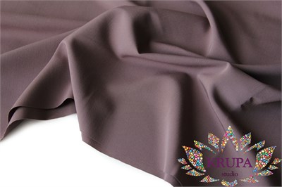 Костюмная ткань "Бостон серо-фиолетовый" 31727