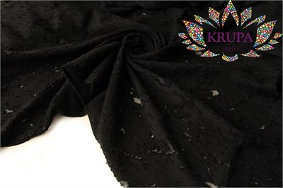 Футер 3-х нитка (петля деворе) "Черный" 32522