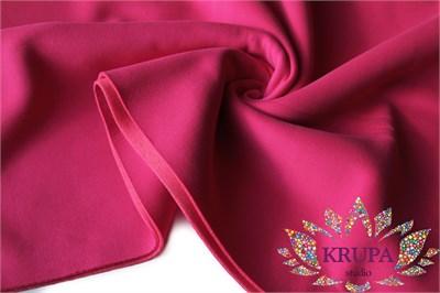 Футер 3-х нитка с начесом велюр эффект "Вива Маджента" 31785