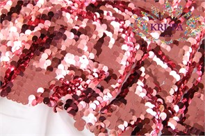 Пайетки крупные на сетке 