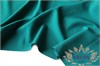 Костюмная ткань "Бостон бирюзово-зеленый" 31863