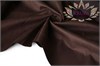 Замша "София" темно-коричневый 32598