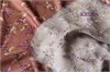 Плательная вискоза "Захара" веточки на коричневом 32634